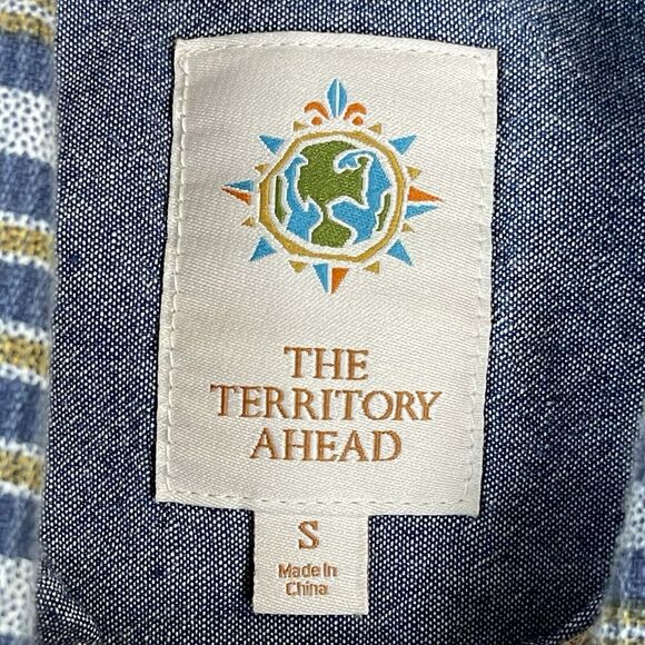 The Territory Ahead Shirt Mens Small Multicolor Plaid Long Sleeve Pockets - Picture 3 of 12